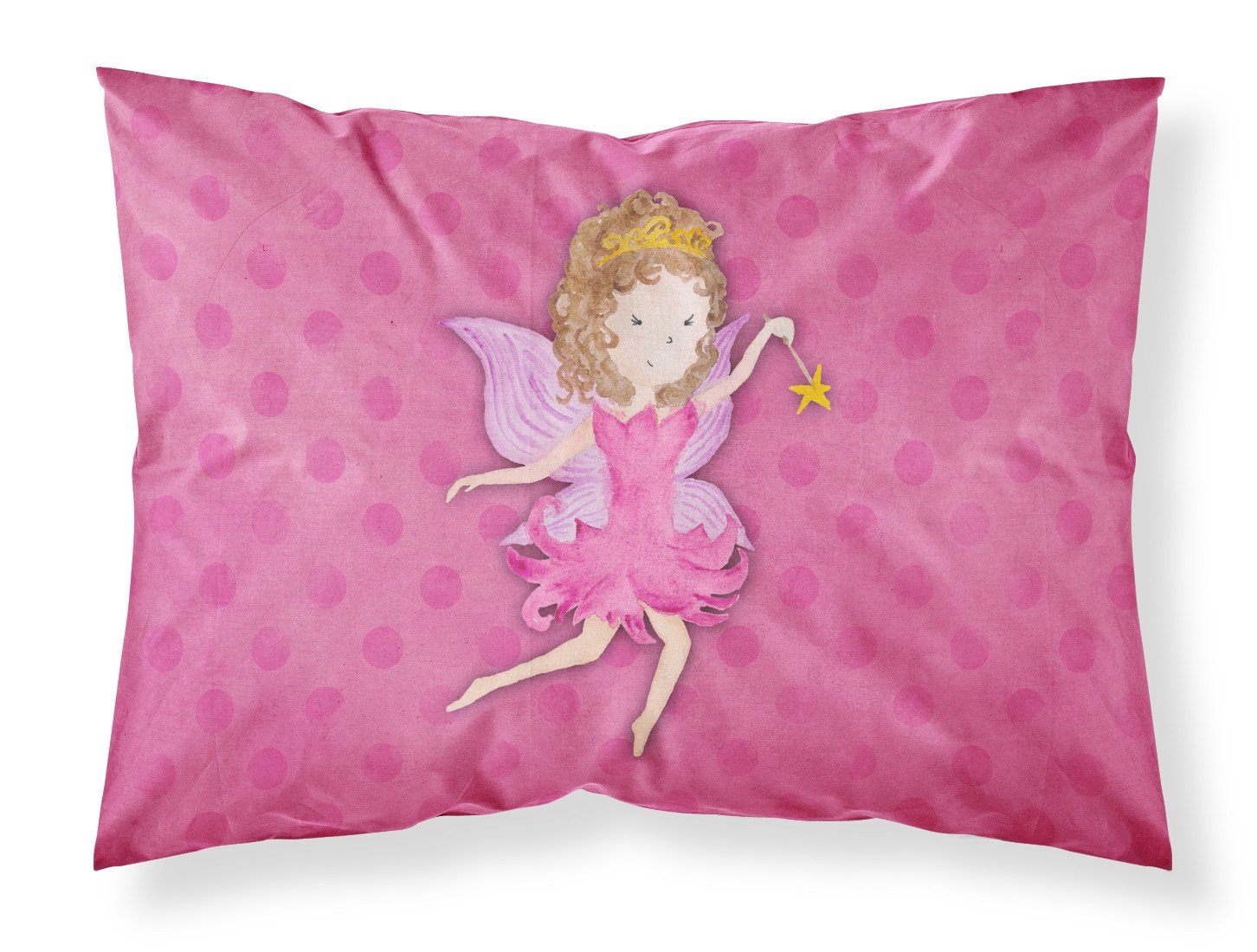 Fairy Princess Watercolor Fabric Standard Pillowcase BB7406PILLOWCASE by Caroline's Treasures