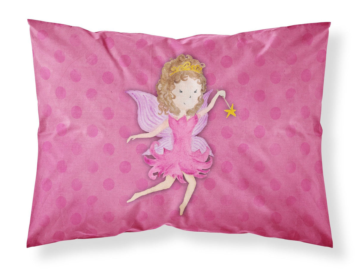 Fairy Princess Watercolor Fabric Standard Pillowcase BB7406PILLOWCASE by Caroline&#39;s Treasures