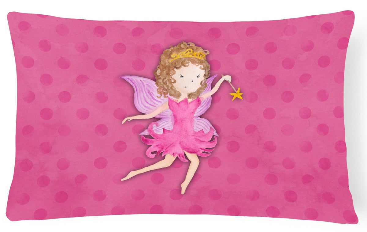 Fairy Princess Watercolor Canvas Fabric Decorative Pillow BB7406PW1216 by Caroline&#39;s Treasures