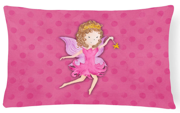 Fairy Princess Watercolor Canvas Fabric Decorative Pillow BB7406PW1216 by Caroline's Treasures