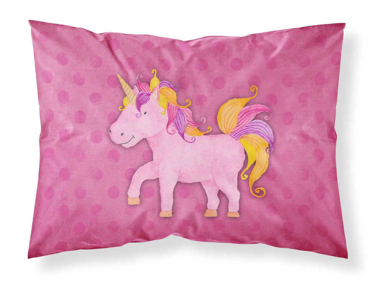Unicorn Watercolor Fabric Standard Pillowcase BB7408PILLOWCASE by Caroline&#39;s Treasures