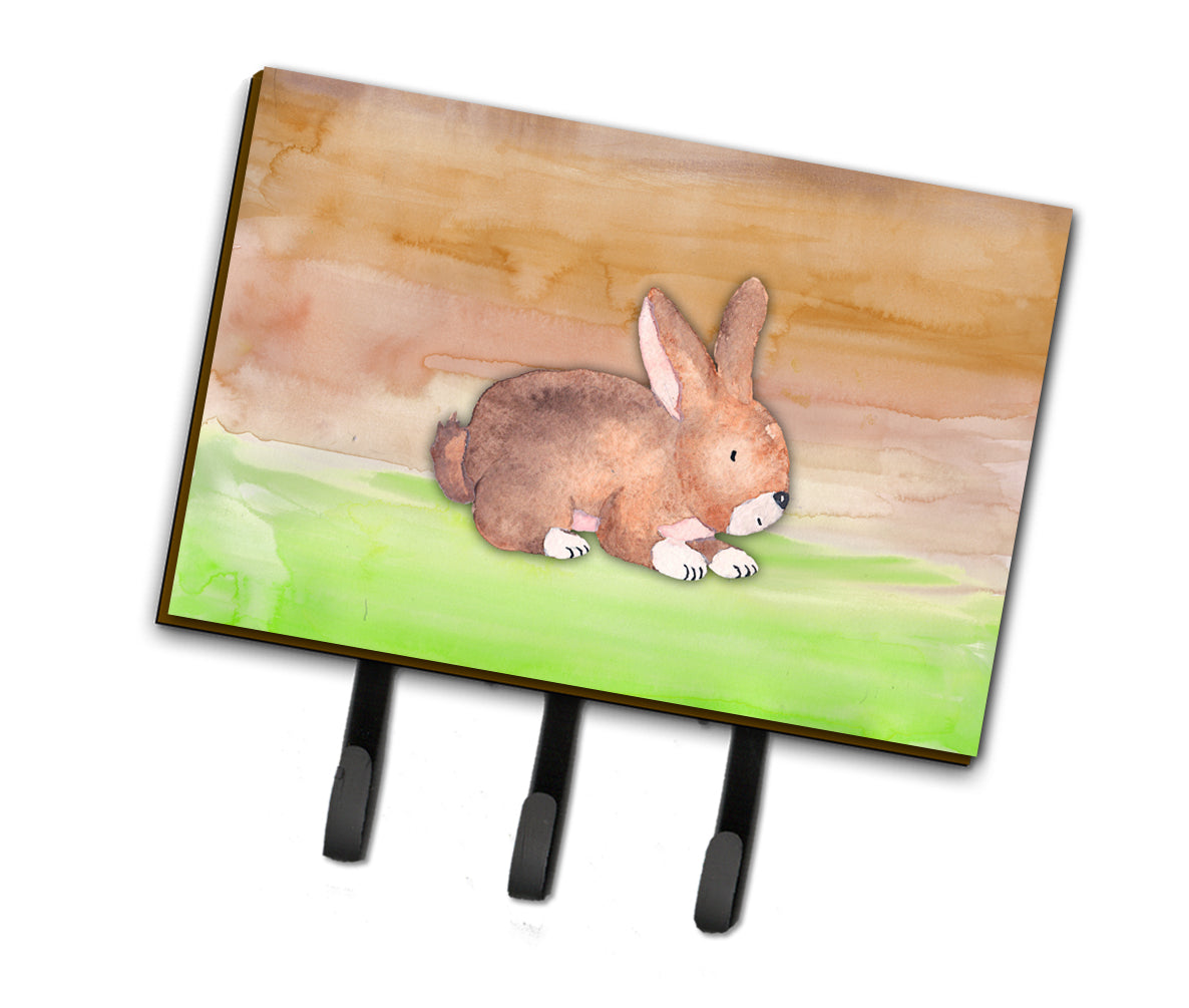 Rabbit Watercolor Leash or Key Holder BB7410TH68