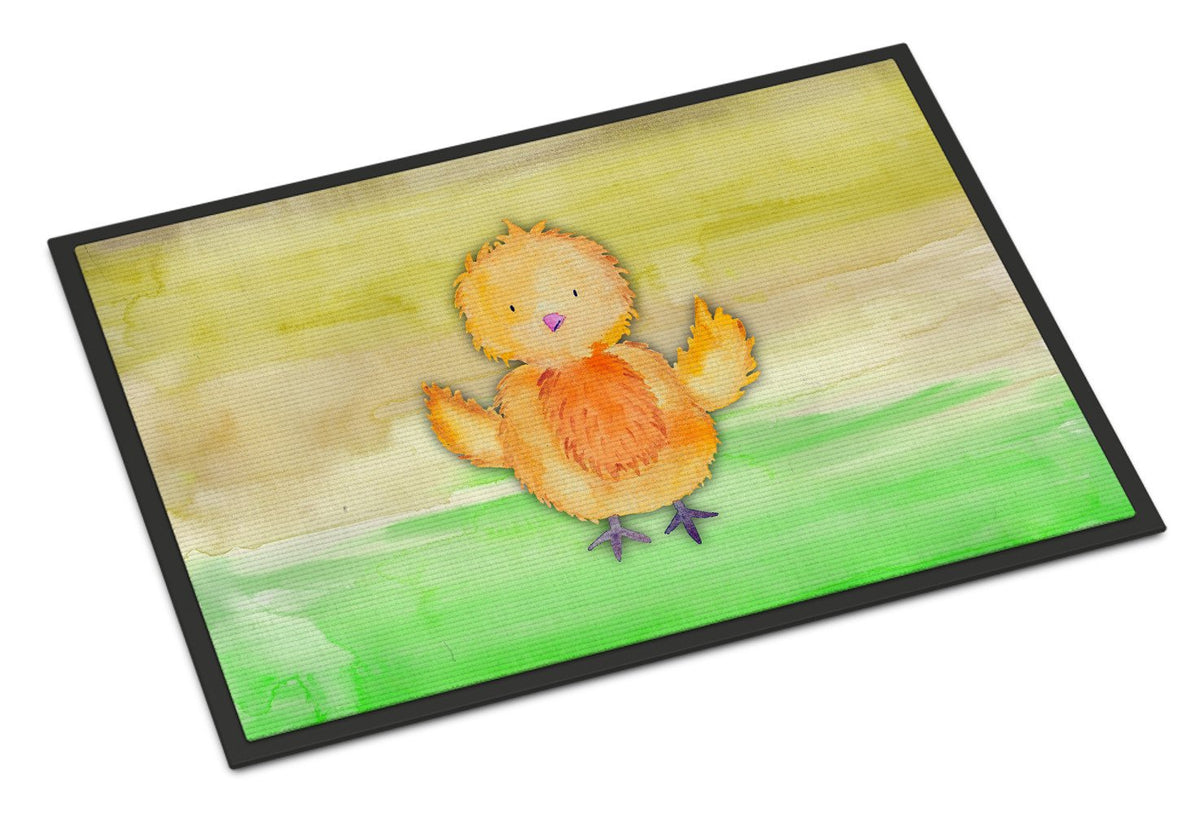 Chicken Watercolor Indoor or Outdoor Mat 24x36 BB7411JMAT by Caroline&#39;s Treasures
