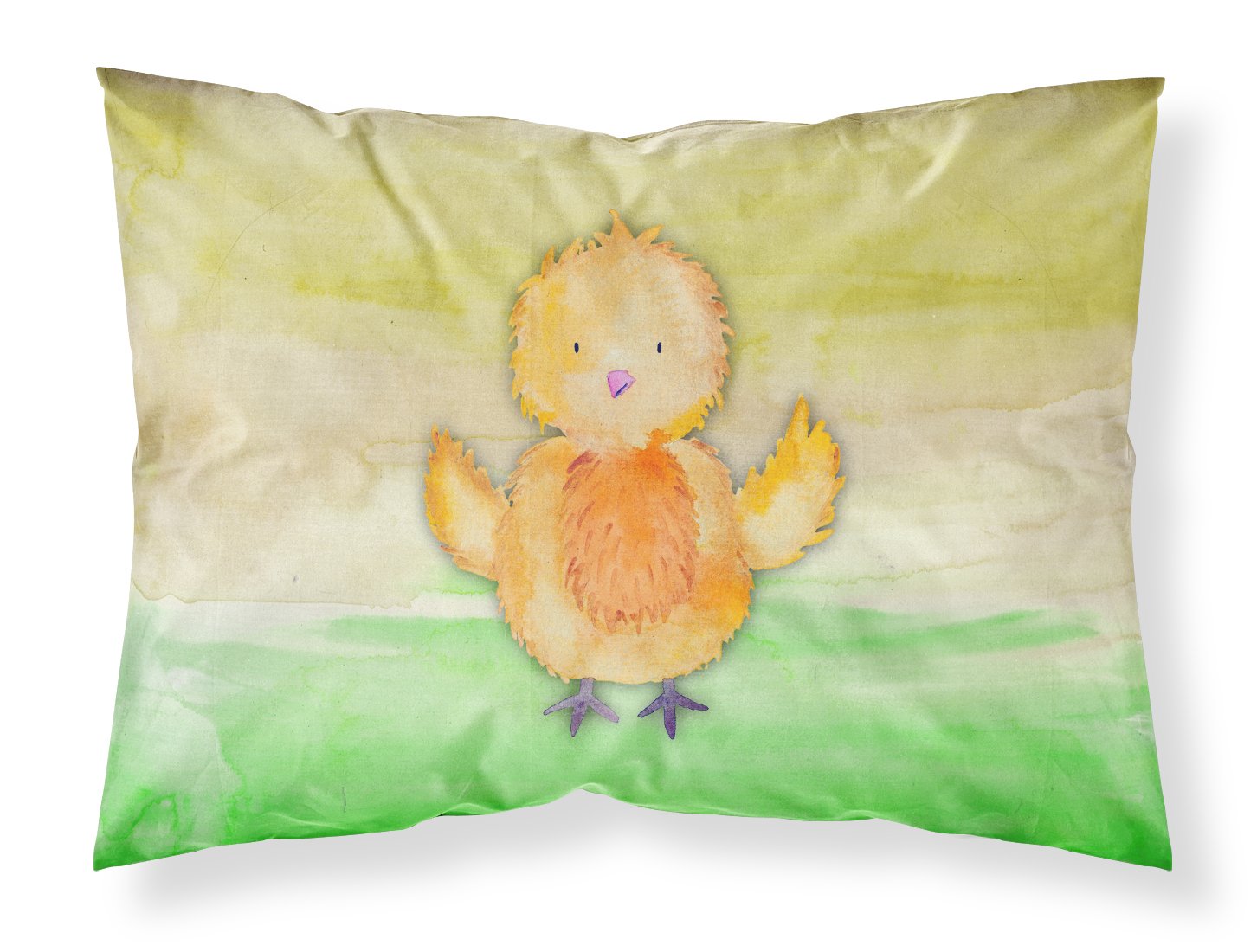 Chicken Watercolor Fabric Standard Pillowcase BB7411PILLOWCASE by Caroline's Treasures