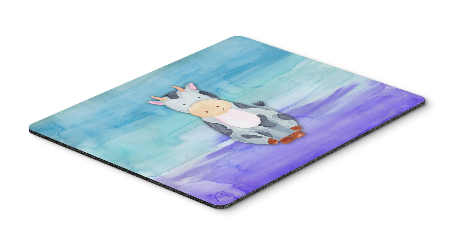 Cow Watercolor Mouse Pad, Hot Pad or Trivet BB7412MP by Caroline's Treasures