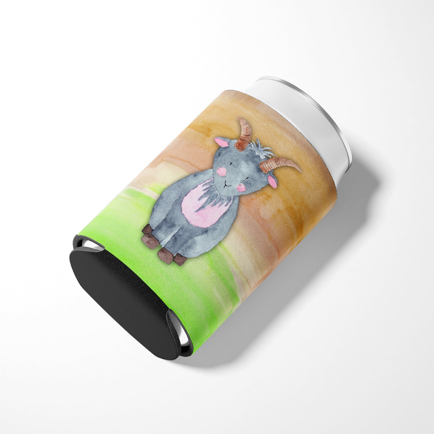 Goat Watercolor Can or Bottle Hugger BB7413CC  the-store.com.