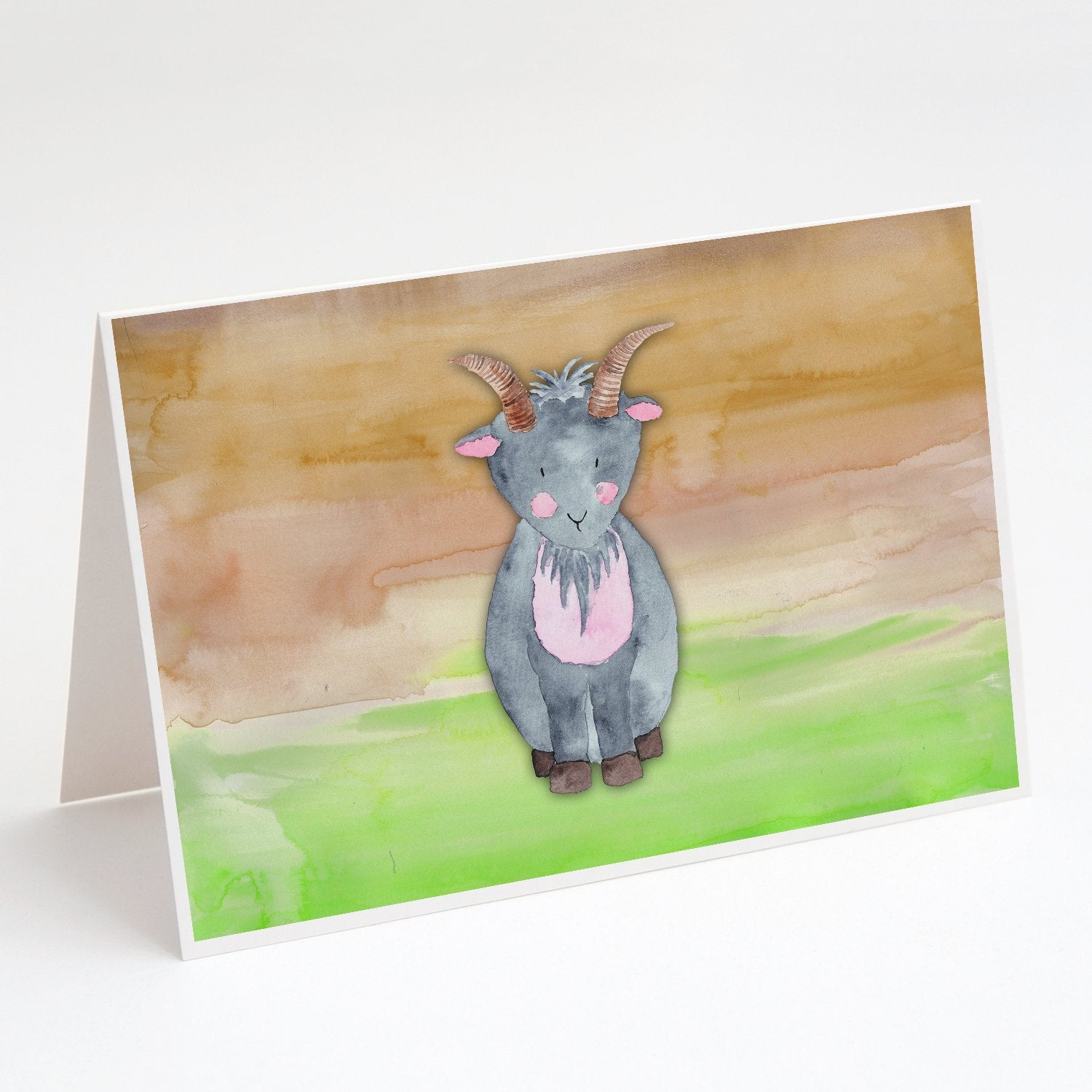 Buy this Goat Watercolor Greeting Cards and Envelopes Pack of 8