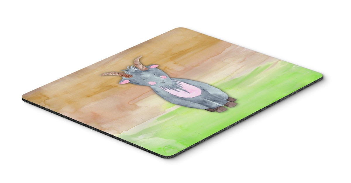 Goat Watercolor Mouse Pad, Hot Pad or Trivet BB7413MP by Caroline&#39;s Treasures