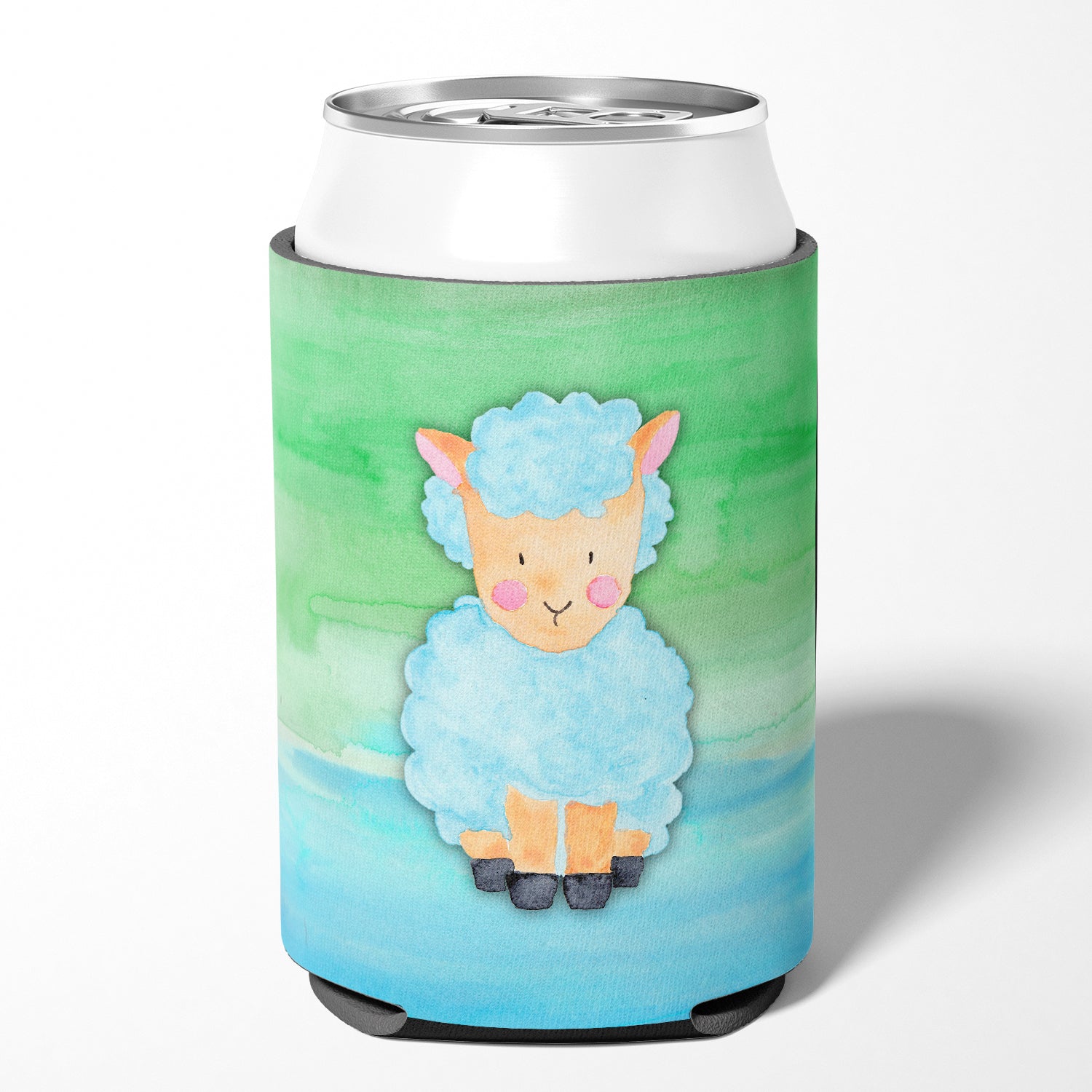 Sheep Lamb Watercolor Can or Bottle Hugger BB7414CC  the-store.com.