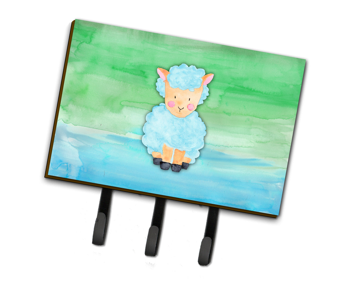 Sheep Lamb Watercolor Leash or Key Holder BB7414TH68