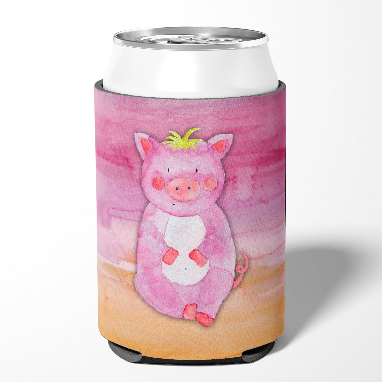 Pig Watercolor Can or Bottle Hugger BB7416CC  the-store.com.