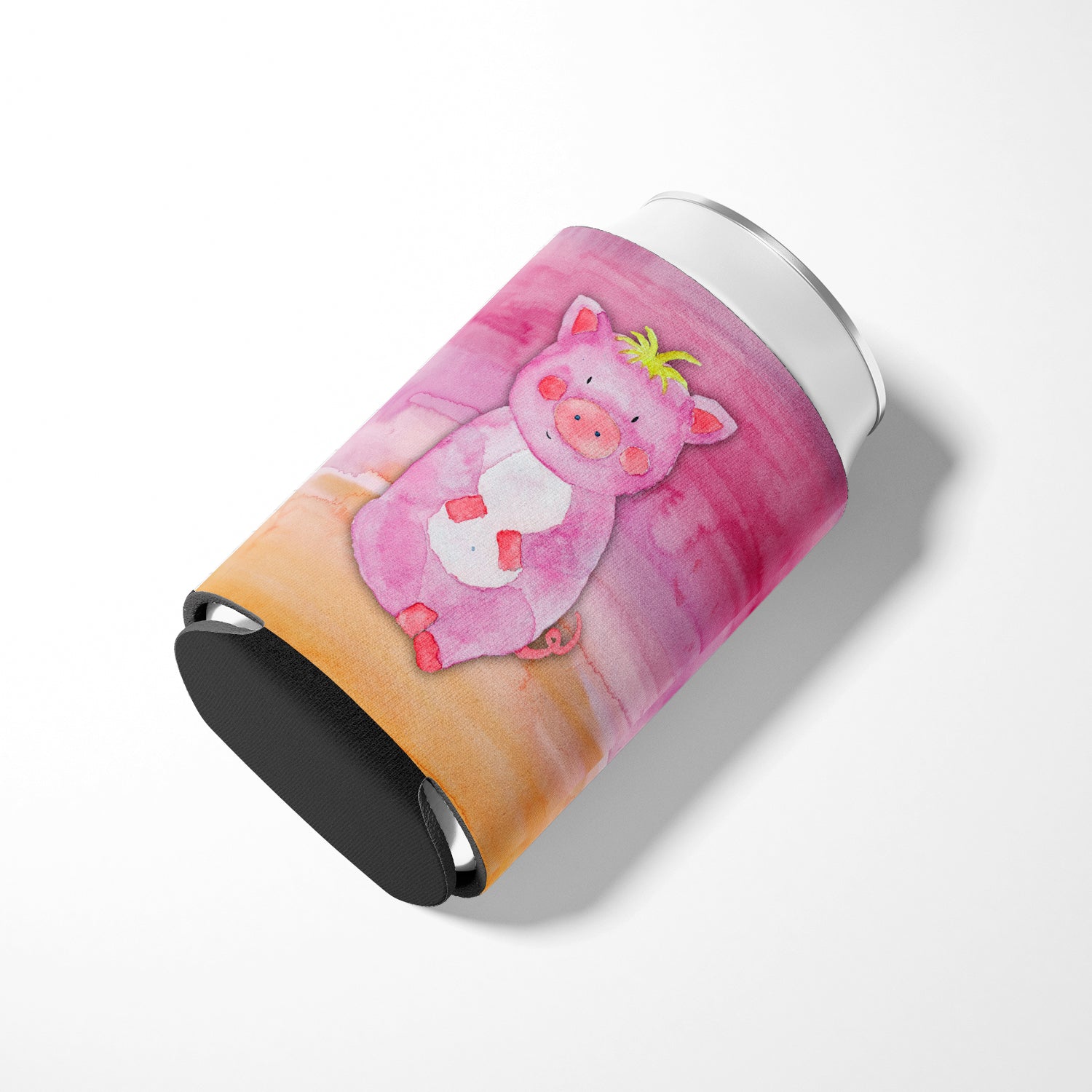 Pig Watercolor Can or Bottle Hugger BB7416CC