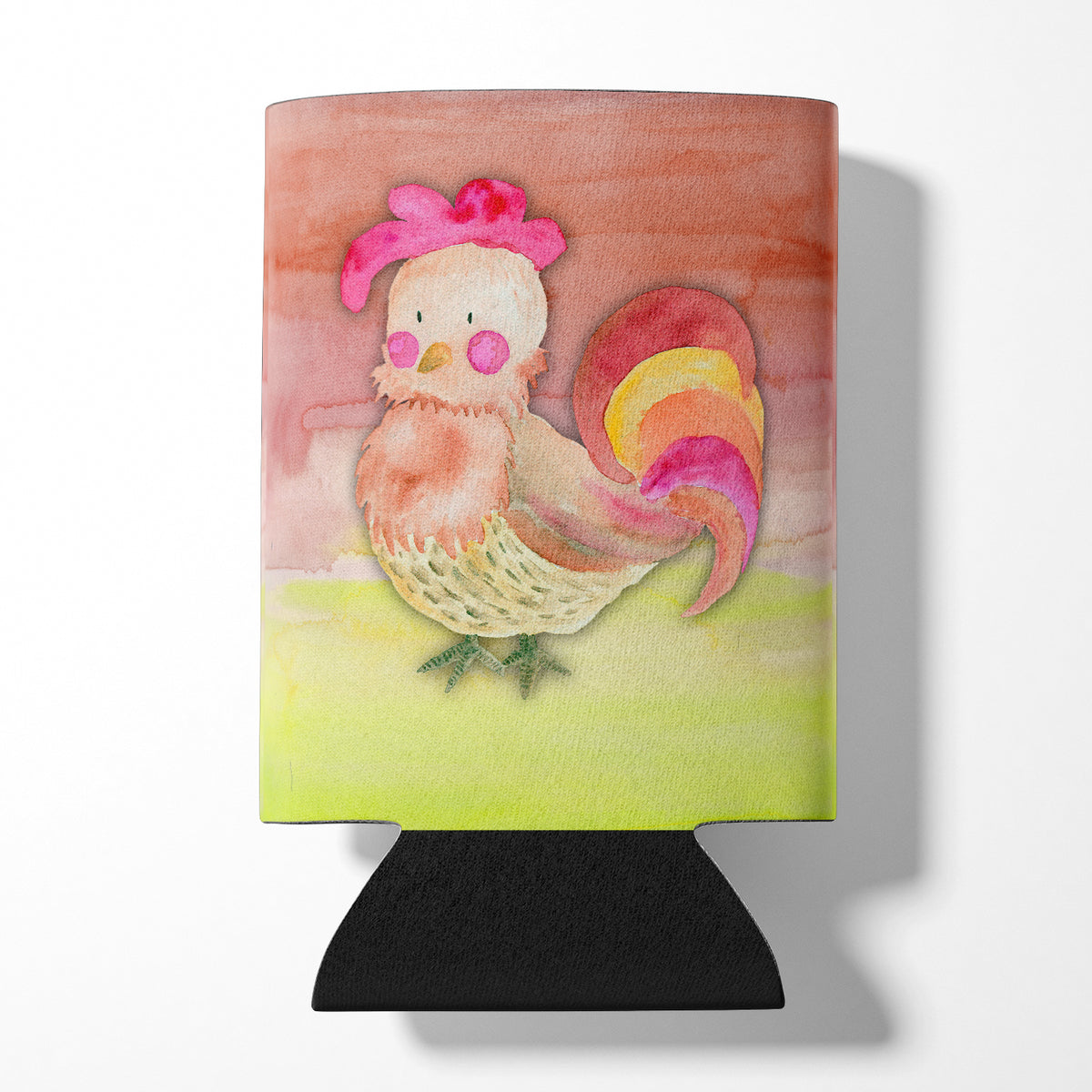 Rooster Watercolor Can or Bottle Hugger BB7417CC  the-store.com.