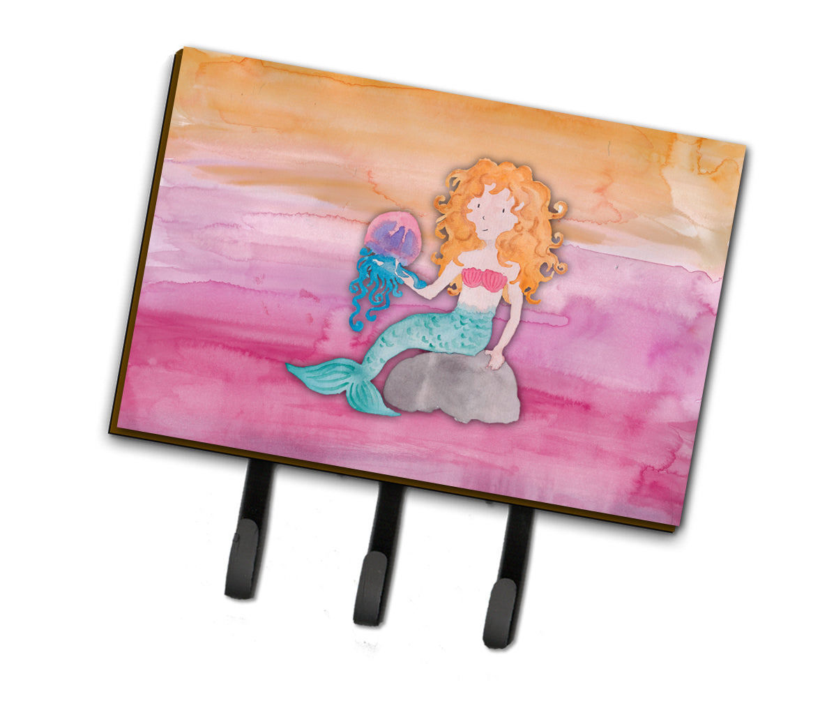 Blonde Mermaid Watercolor Leash or Key Holder BB7423TH68