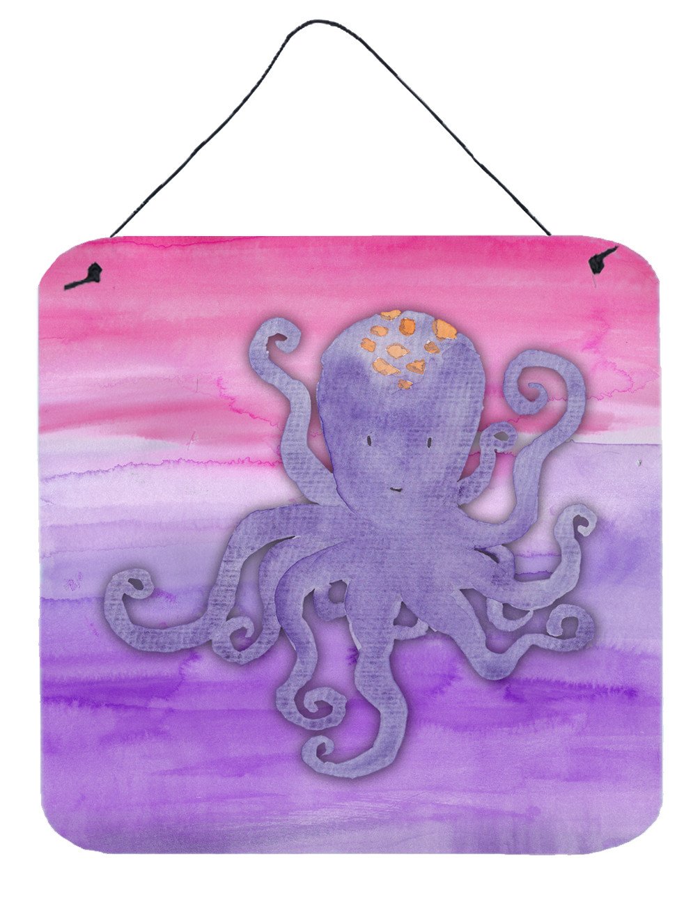 Octopus Watercolor Wall or Door Hanging Prints BB7424DS66 by Caroline&#39;s Treasures