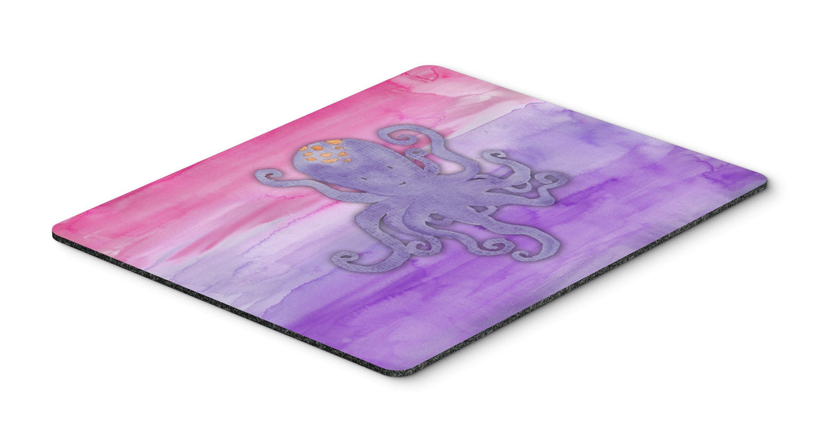 Octopus Watercolor Mouse Pad, Hot Pad or Trivet BB7424MP by Caroline&#39;s Treasures