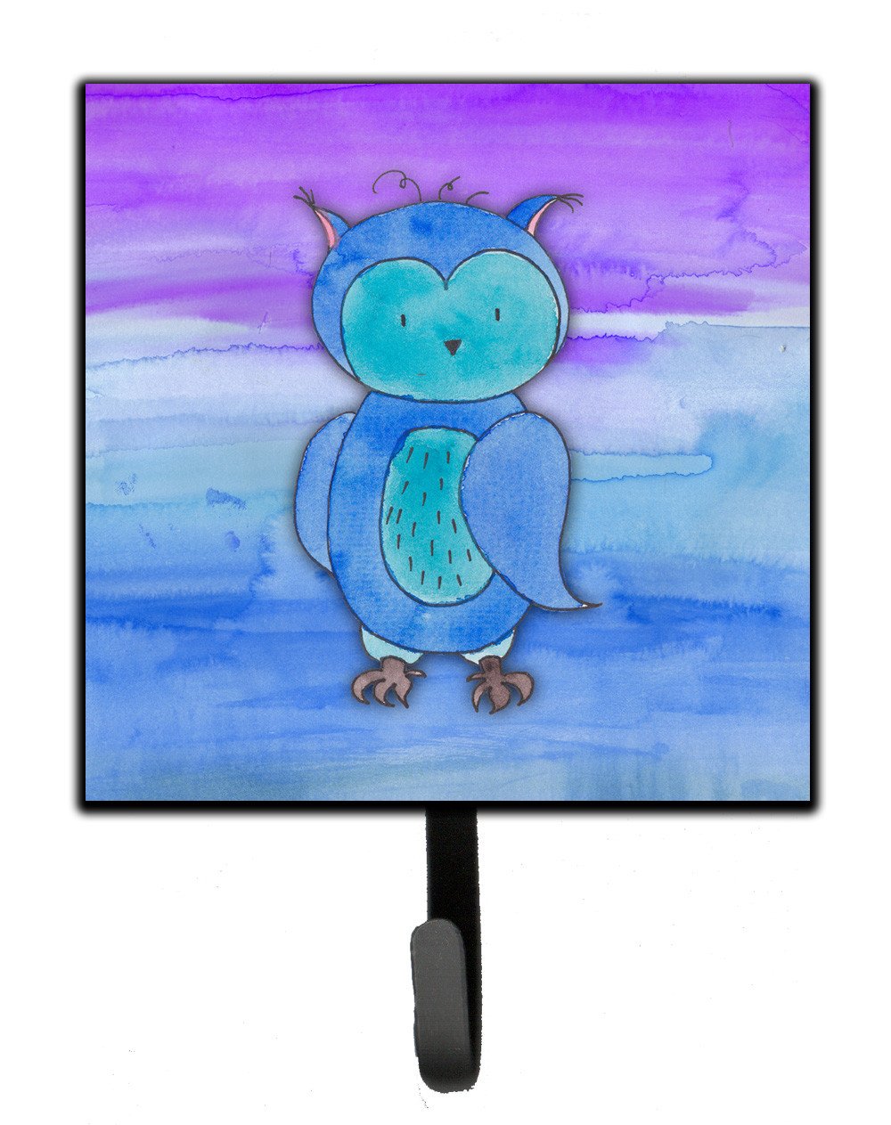 Blue Owl Watercolor Leash or Key Holder BB7426SH4 by Caroline&#39;s Treasures