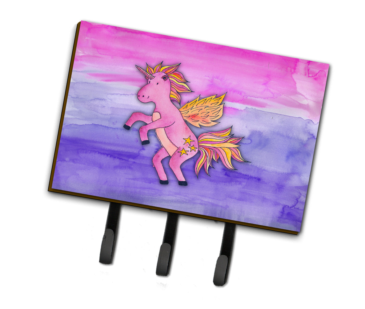 Pink Unicorn Watercolor Leash or Key Holder BB7432TH68