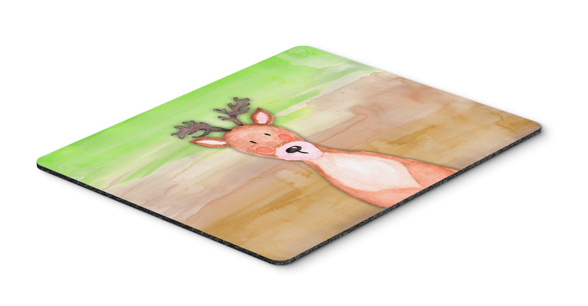 Deer Watercolor Mouse Pad, Hot Pad or Trivet BB7435MP by Caroline&#39;s Treasures