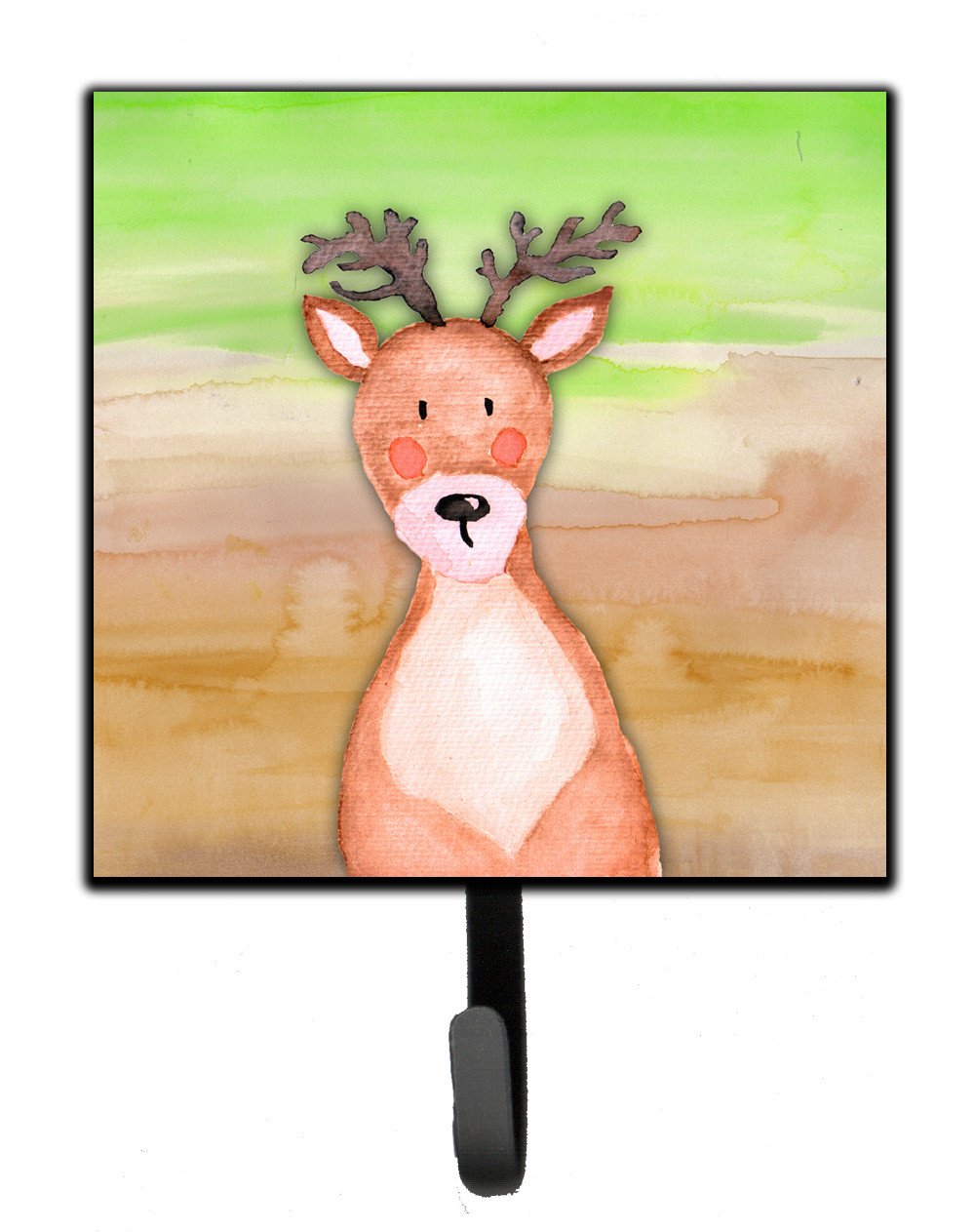 Deer Watercolor Leash or Key Holder BB7435SH4 by Caroline&#39;s Treasures