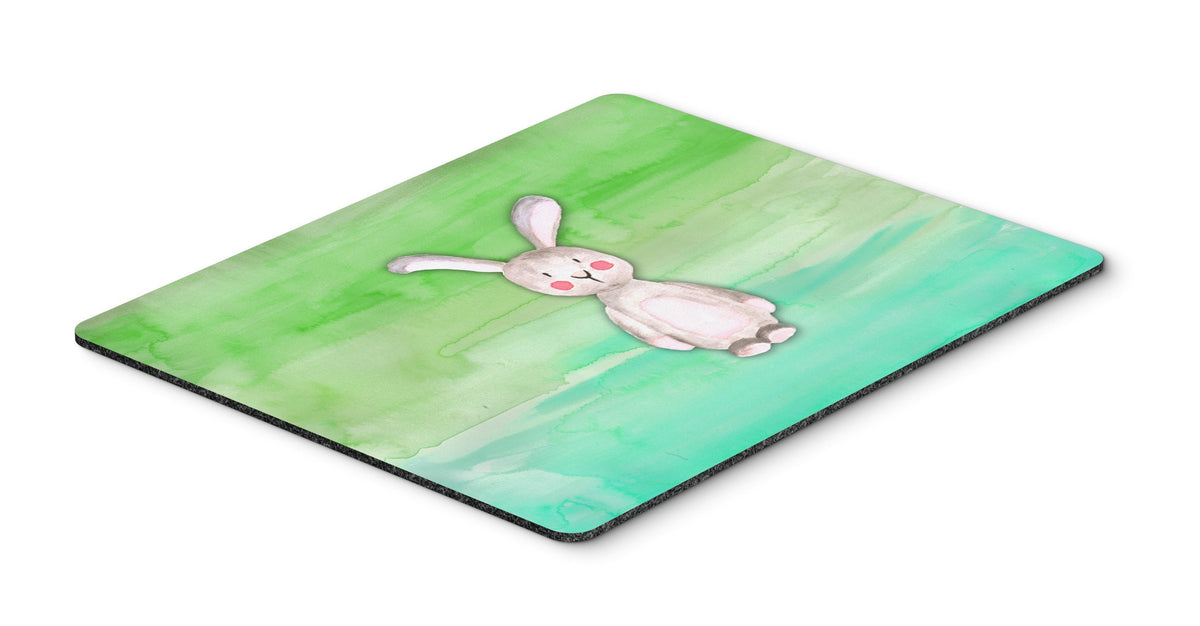 Bunny Rabbit Watercolor Mouse Pad, Hot Pad or Trivet BB7437MP by Caroline&#39;s Treasures