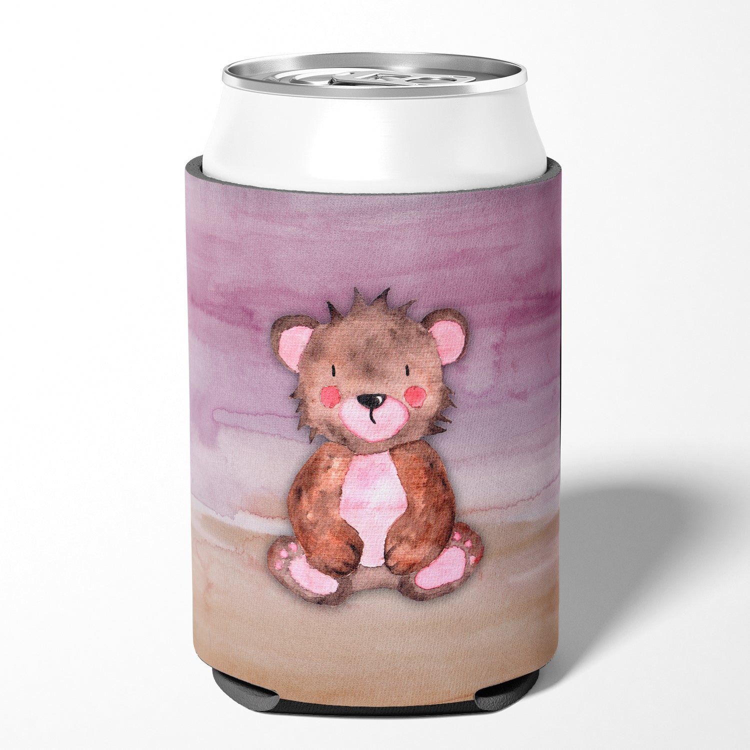 Bear Cub Watercolor Can or Bottle Hugger BB7441CC  the-store.com.