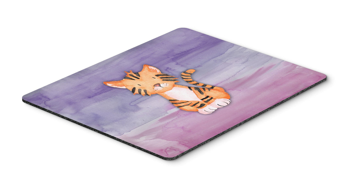 Tiger Cub Watercolor Mouse Pad, Hot Pad or Trivet BB7444MP by Caroline&#39;s Treasures