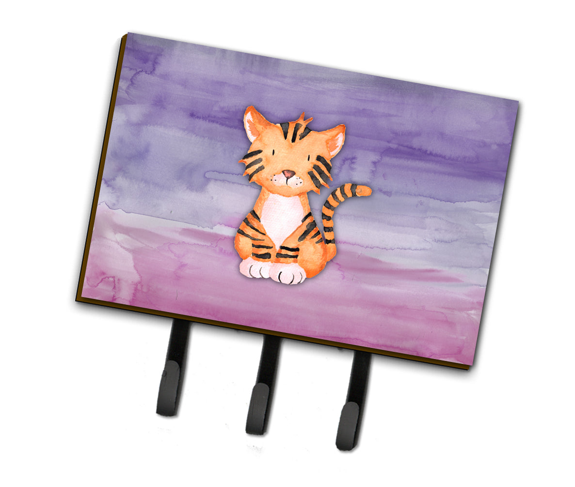 Tiger Cub Watercolor Leash or Key Holder BB7444TH68