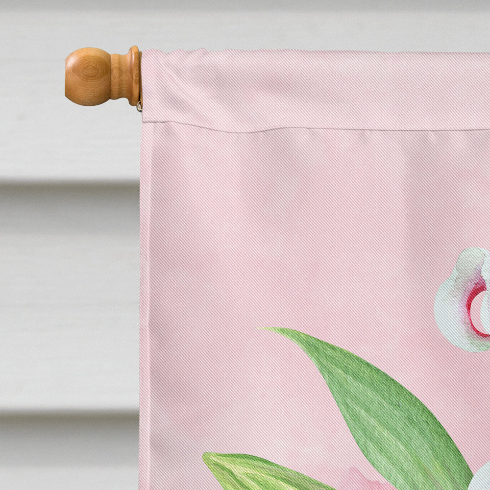 Pink Lillies Flag Canvas House Size BB7446CHF  the-store.com.