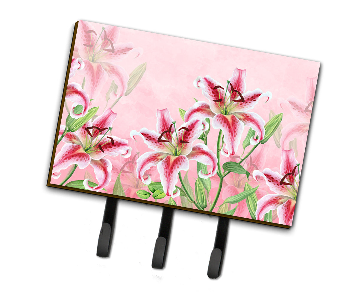Pink Lillies Leash or Key Holder BB7446TH68  the-store.com.