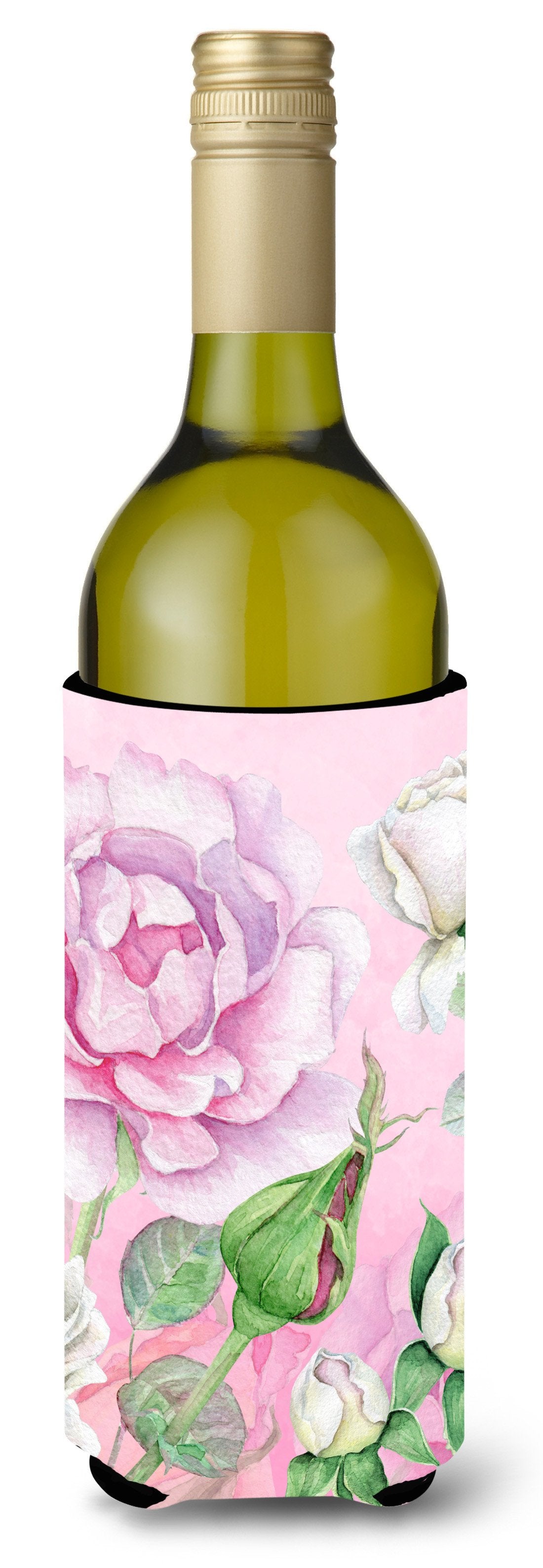 Rose Garden Wine Bottle Beverge Insulator Hugger BB7447LITERK by Caroline&#39;s Treasures