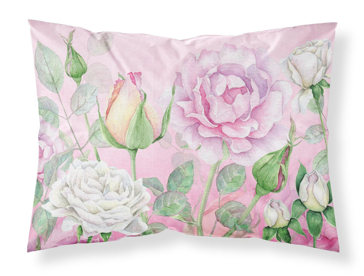 Rose Garden Fabric Standard Pillowcase BB7447PILLOWCASE by Caroline&#39;s Treasures