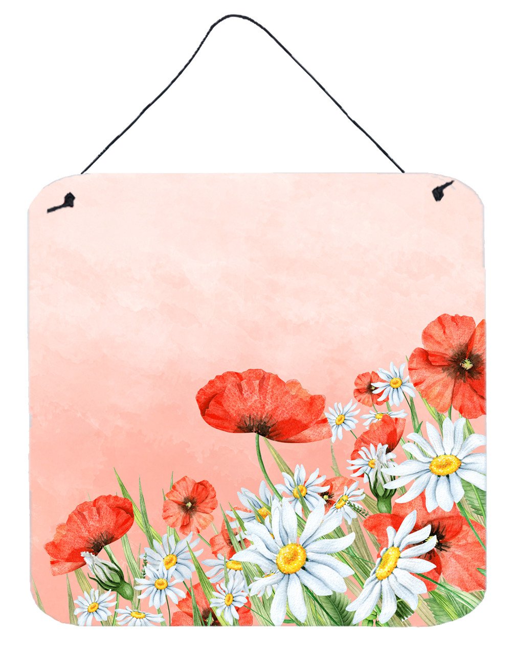 Poppies and Chamomiles Wall or Door Hanging Prints BB7448DS66 by Caroline's Treasures