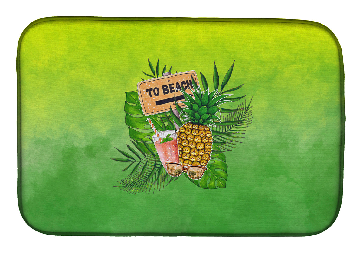 To the Beach Summer Dish Drying Mat BB7450DDM  the-store.com.