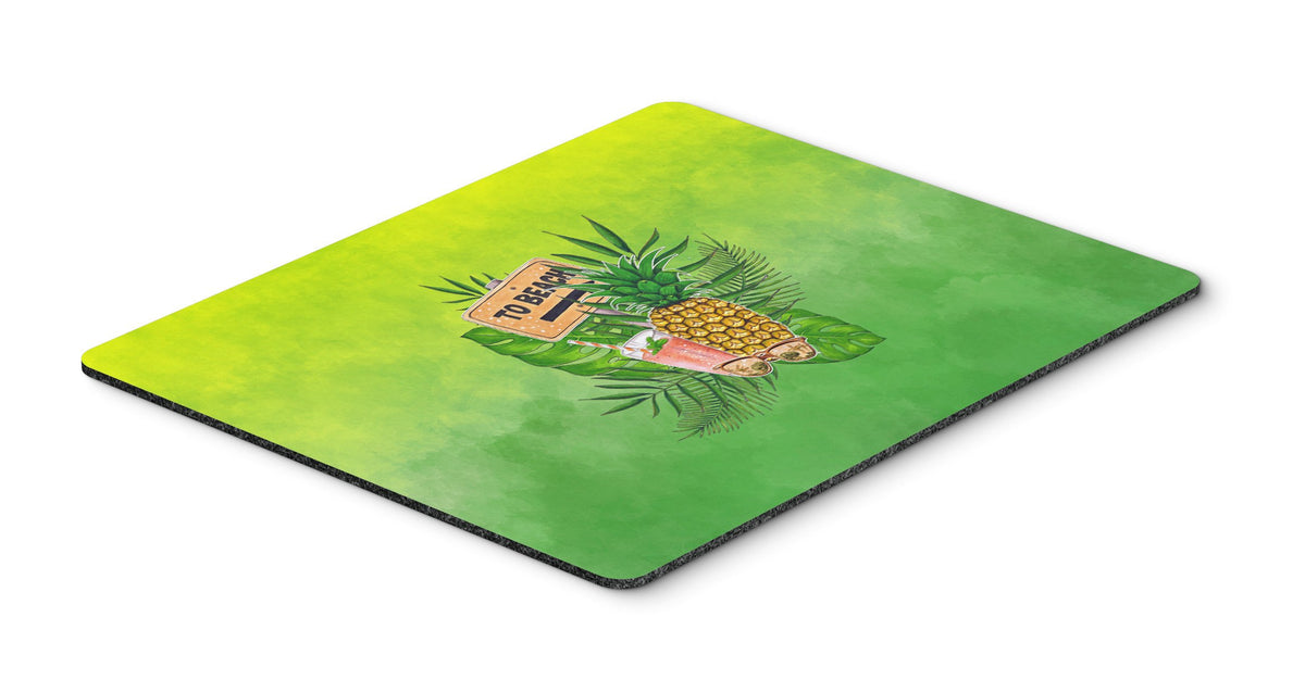 To the Beach Summer Mouse Pad, Hot Pad or Trivet BB7450MP by Caroline&#39;s Treasures