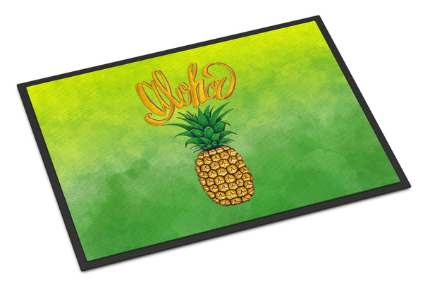 Aloha Pineapple Welcome Indoor or Outdoor Mat 18x27 BB7451MAT - the-store.com