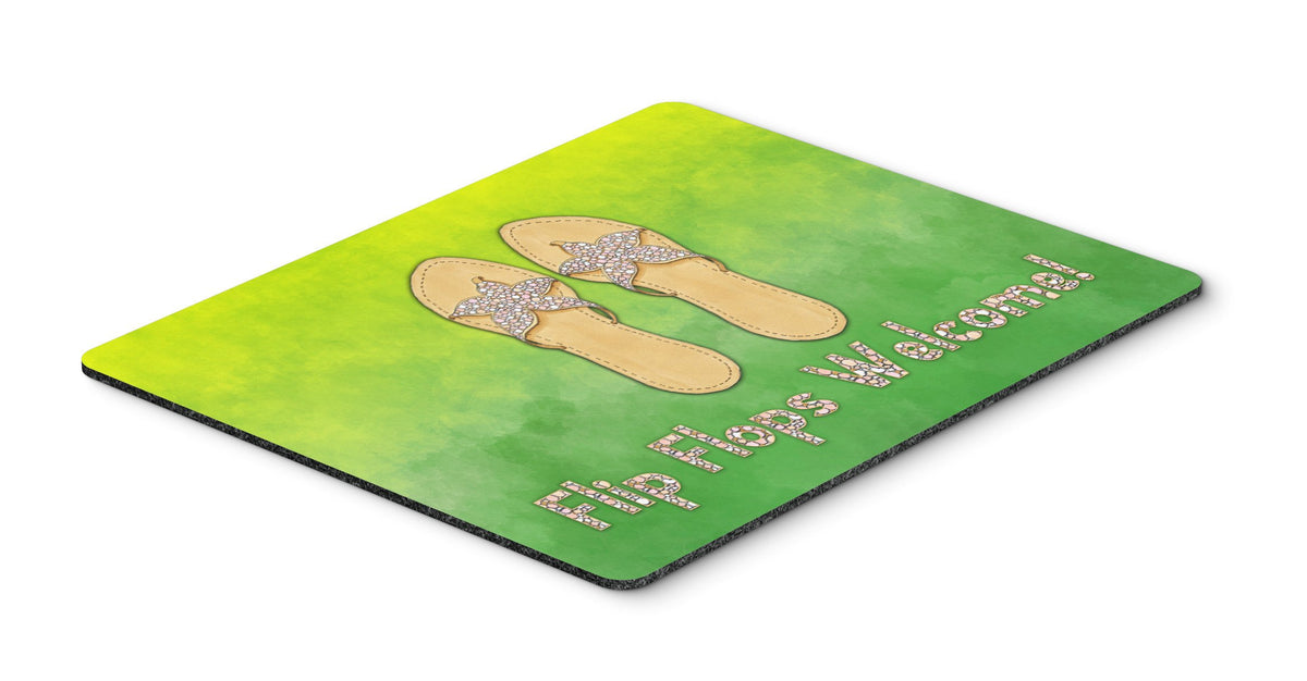 Flip Flops Welcome Mouse Pad, Hot Pad or Trivet BB7454MP by Caroline&#39;s Treasures