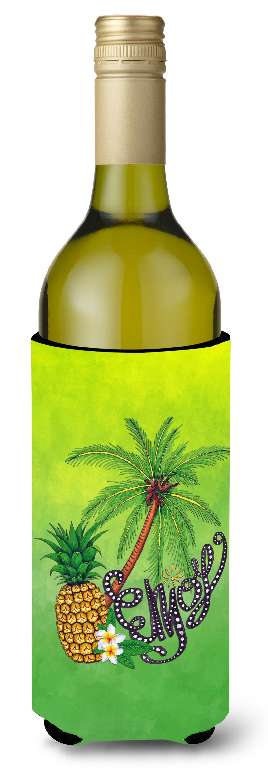 Summer Enjoy Wine Bottle Beverge Insulator Hugger BB7456LITERK by Caroline's Treasures