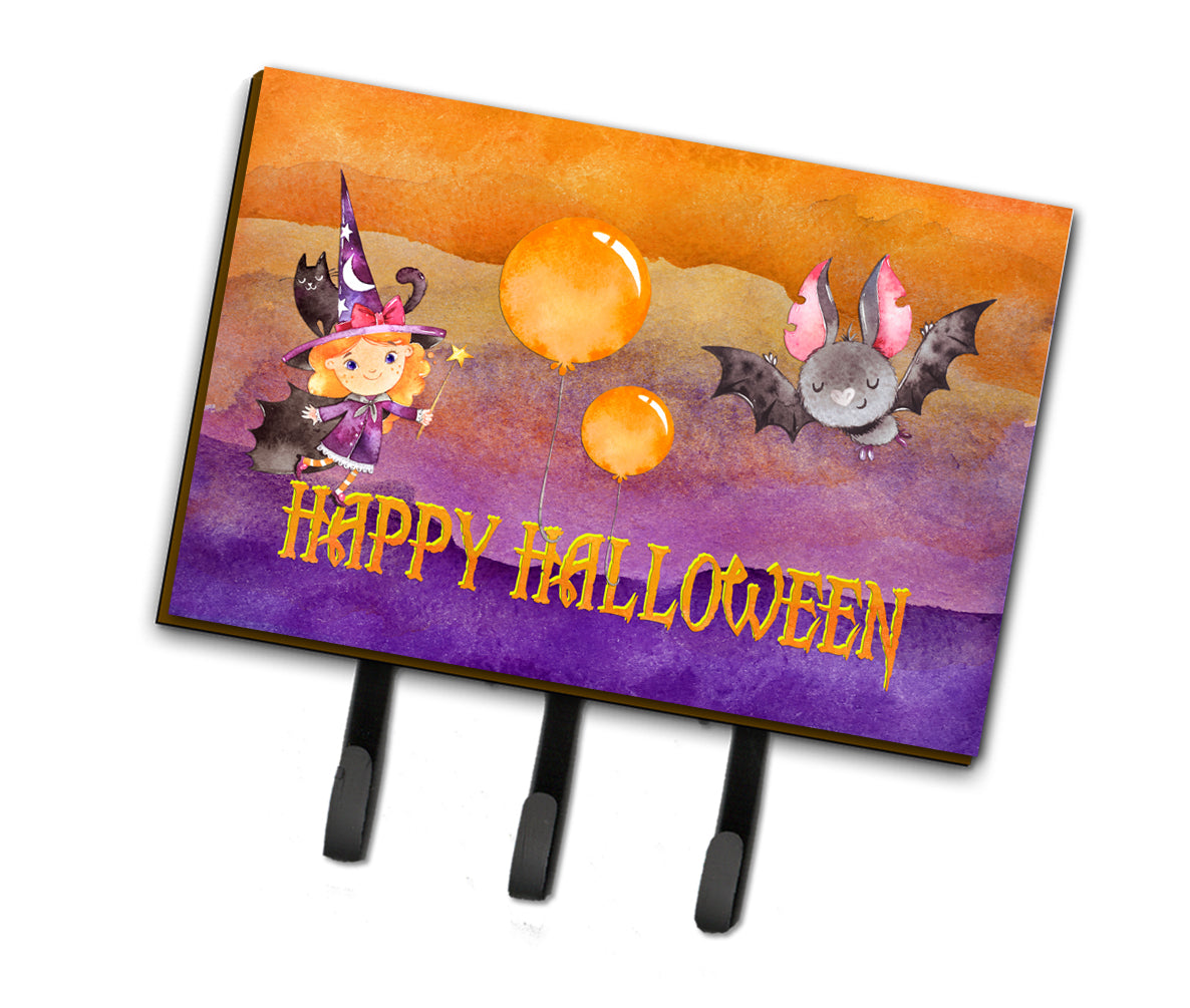 Halloween Little Witch and Bat Leash or Key Holder BB7458TH68  the-store.com.