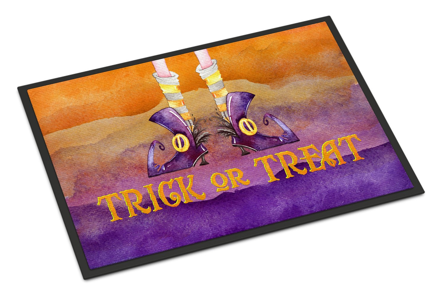 Halloween Trick Witches Feet Indoor or Outdoor Mat 24x36 BB7460JMAT by Caroline's Treasures