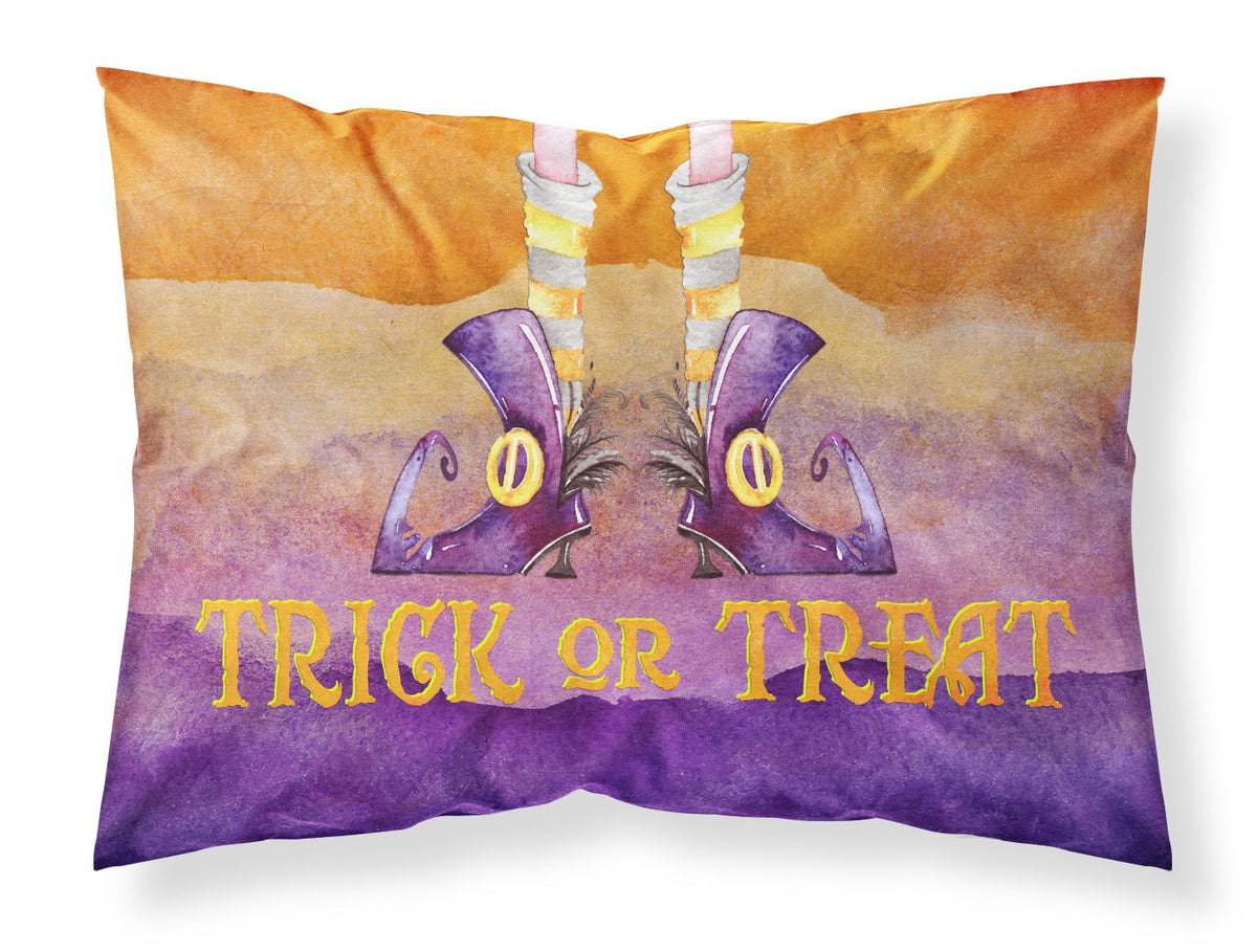 Halloween Trick Witches Feet Fabric Standard Pillowcase BB7460PILLOWCASE by Caroline&#39;s Treasures
