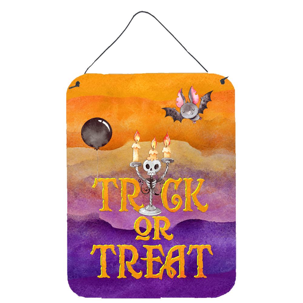 Halloween Trick or Treat Wall or Door Hanging Prints BB7461DS1216 by Caroline&#39;s Treasures
