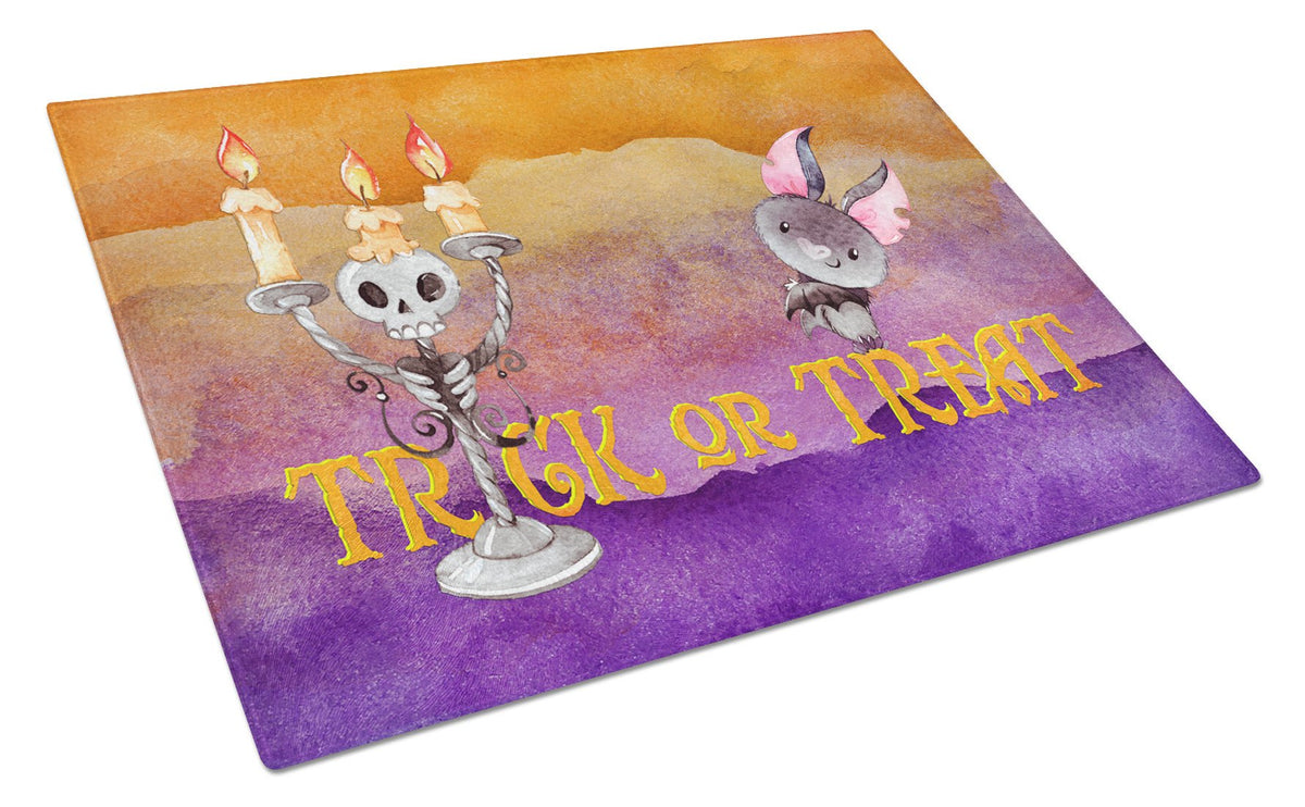 Halloween Trick or Treat Glass Cutting Board Large BB7461LCB by Caroline&#39;s Treasures