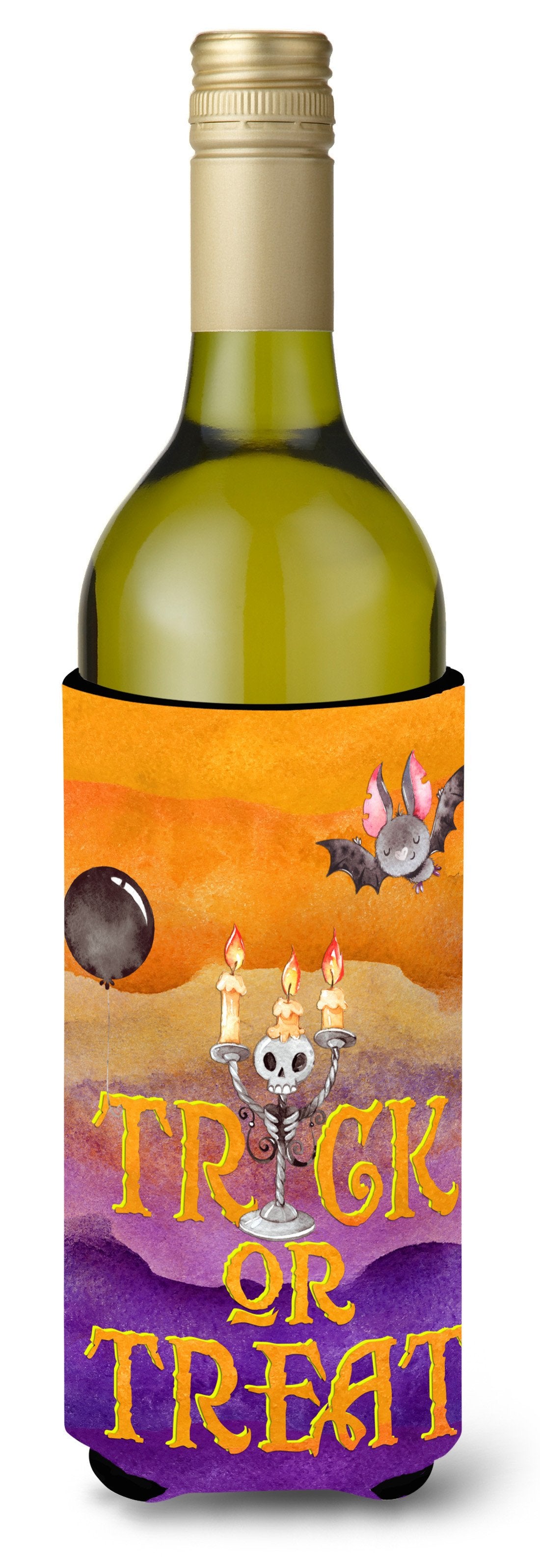 Halloween Trick or Treat Wine Bottle Beverge Insulator Hugger BB7461LITERK by Caroline&#39;s Treasures