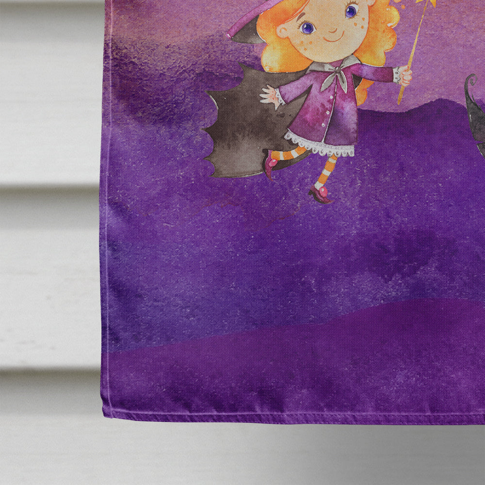 Halloween Little Witch Party Flag Canvas House Size BB7462CHF