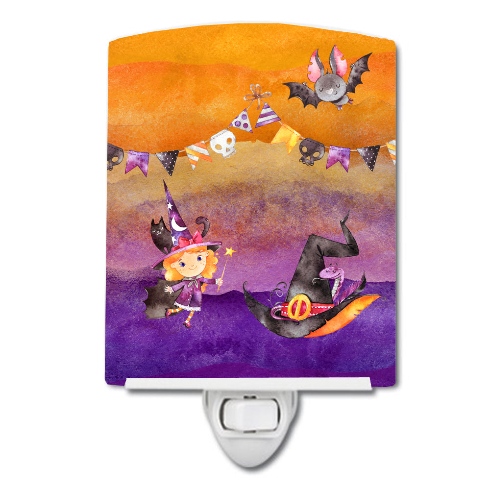 Halloween Little Witch Party Ceramic Night Light BB7462CNL - the-store.com