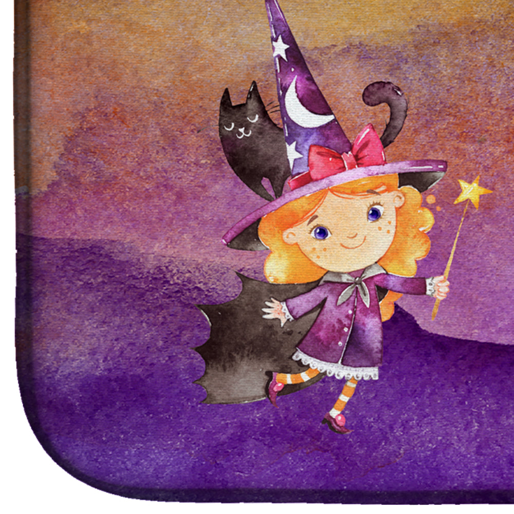 Halloween Little Witch Party Dish Drying Mat BB7462DDM  the-store.com.