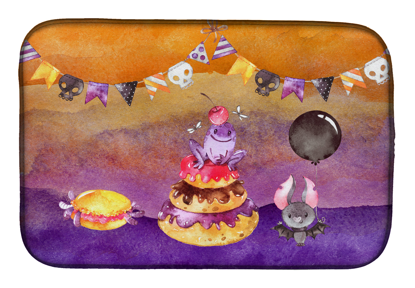 Halloween Sweets Party Dish Drying Mat BB7463DDM