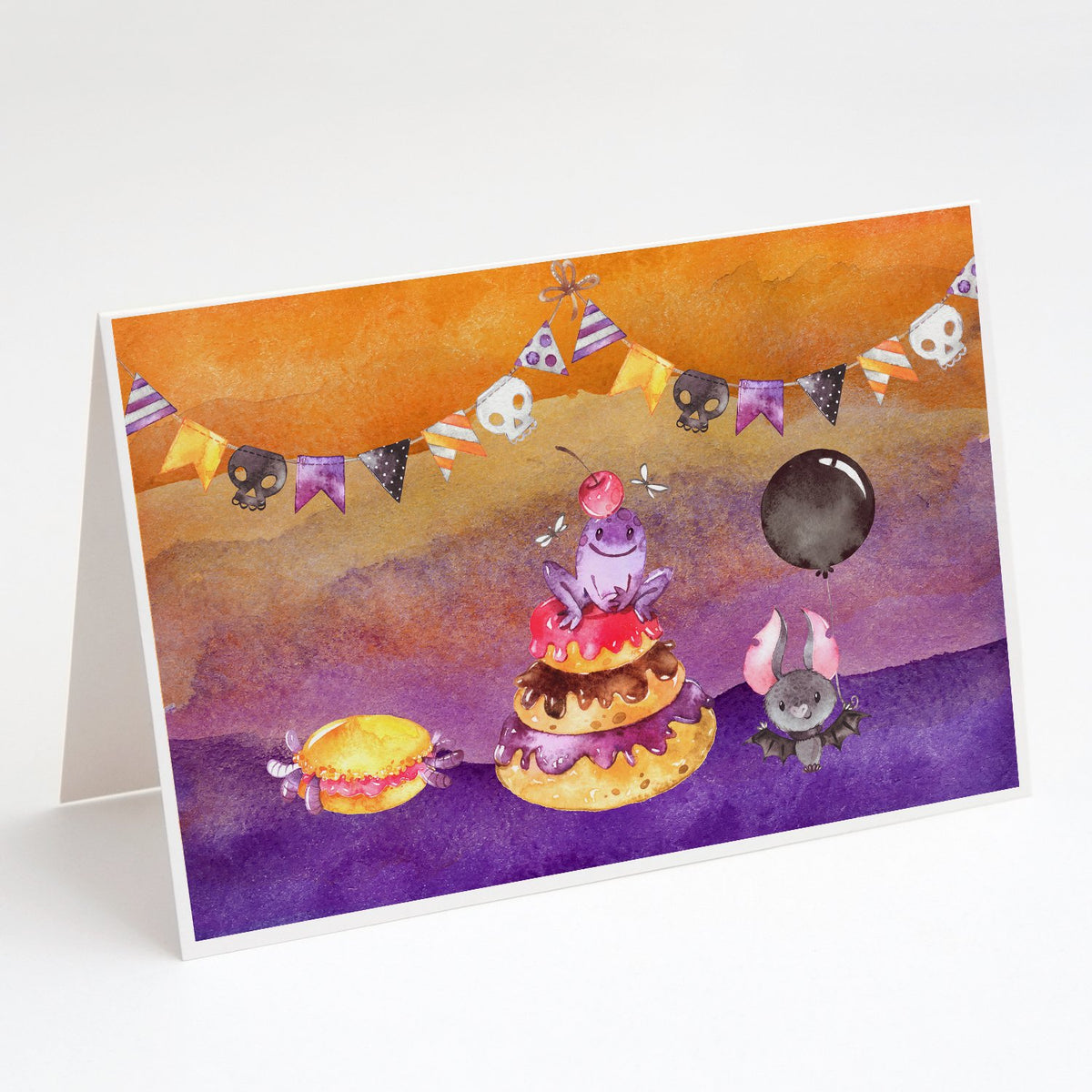 Buy this Halloween Sweets Party Greeting Cards and Envelopes Pack of 8