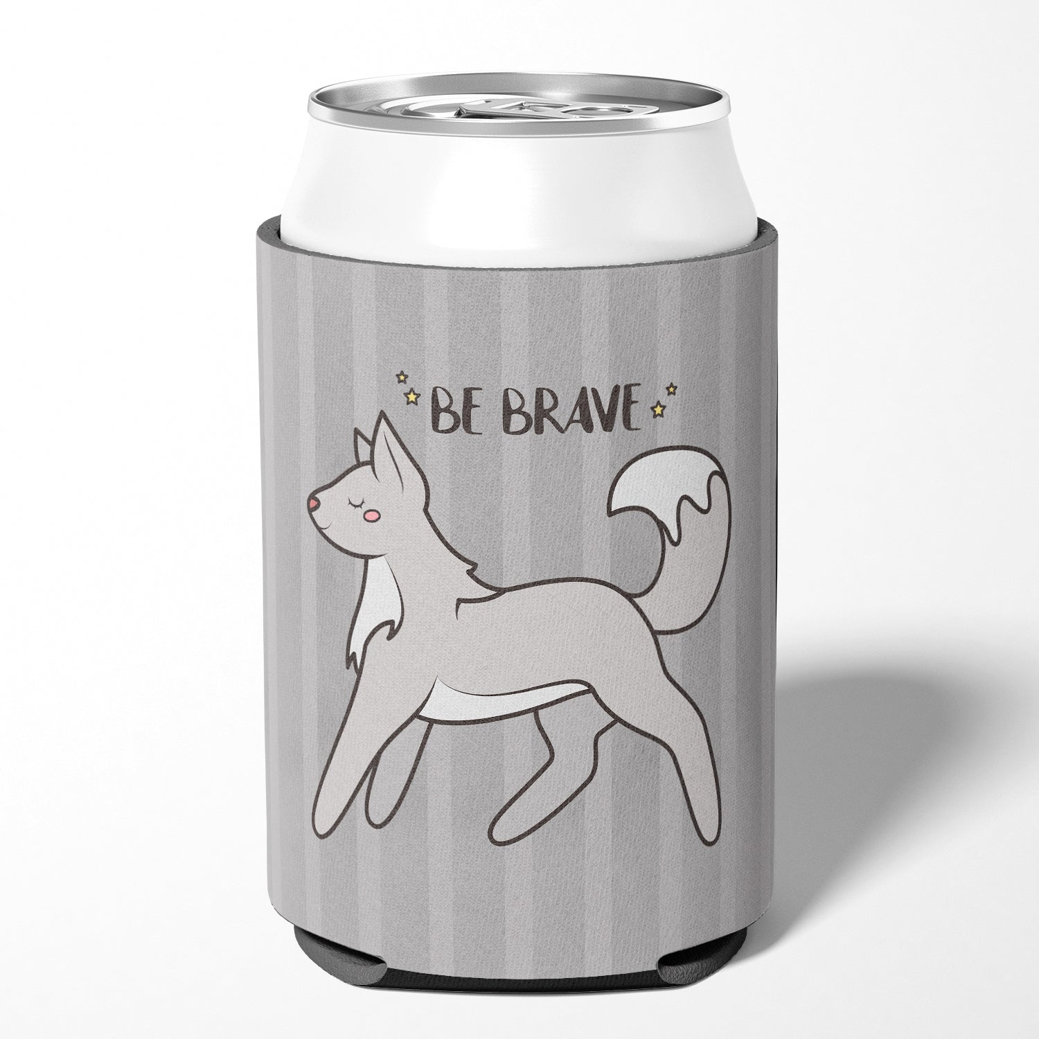 Nursery Be Brave Wolf Can or Bottle Hugger BB7472CC